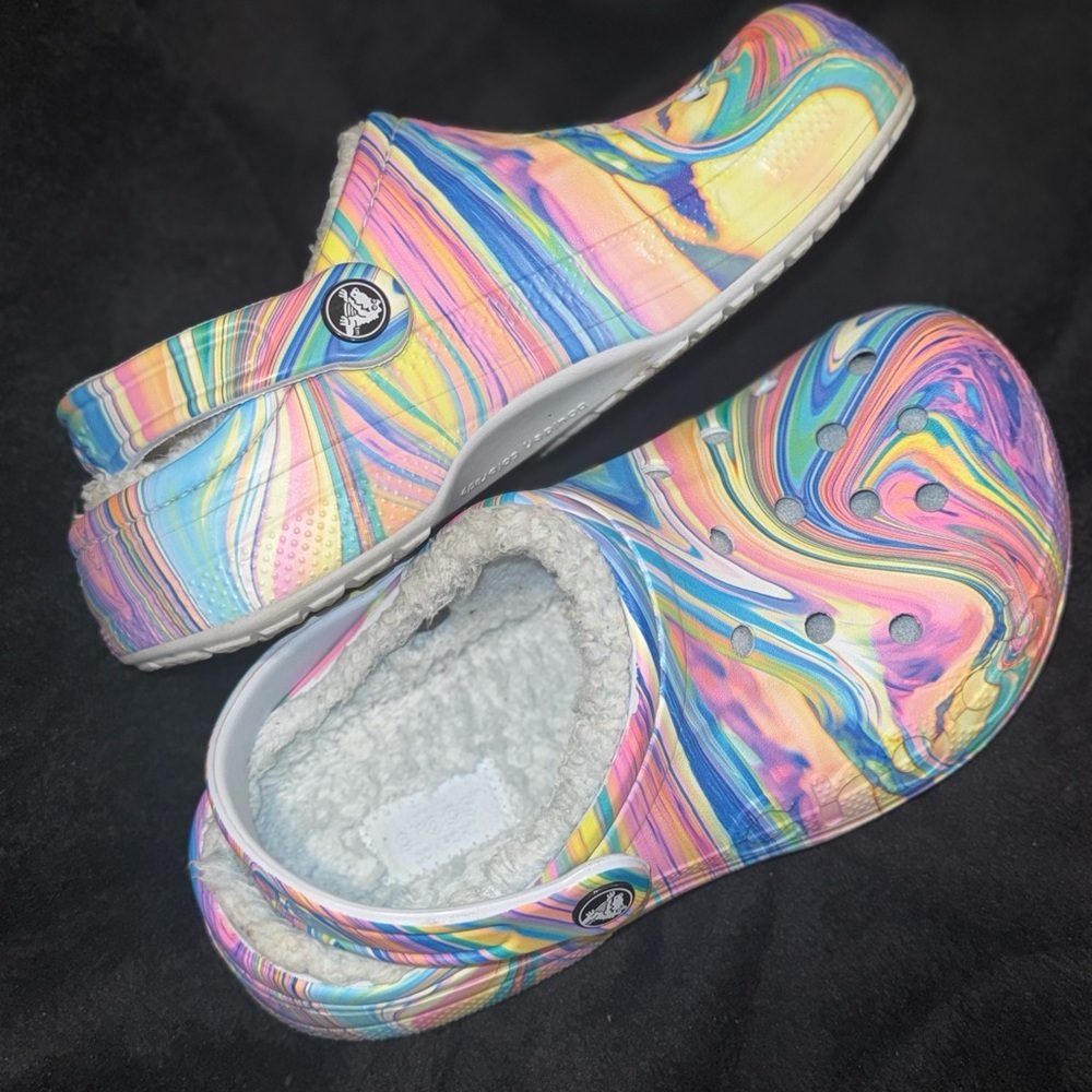 Crocs Adult Unisex Baya Lined Printed Clog Multicolor Size M-4 W-6
